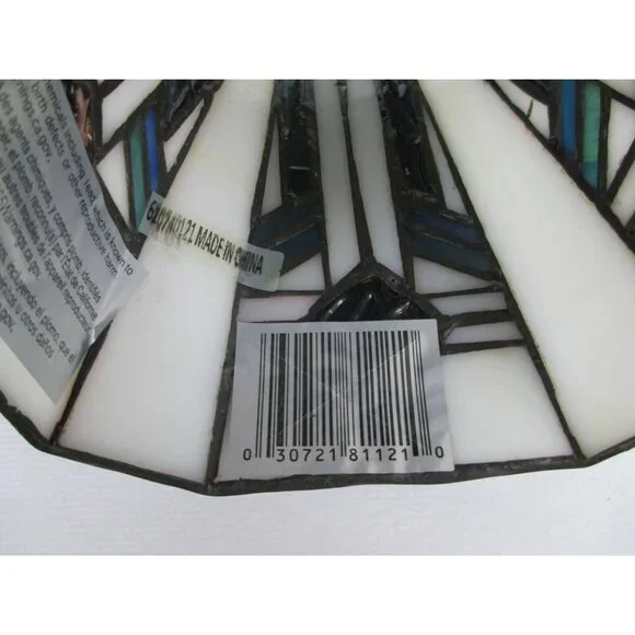 Westinghouse 8112100 2-1/4" Square Tiffany Lamp Shade Art Deco Pack of 2 - Picture 5 of 10